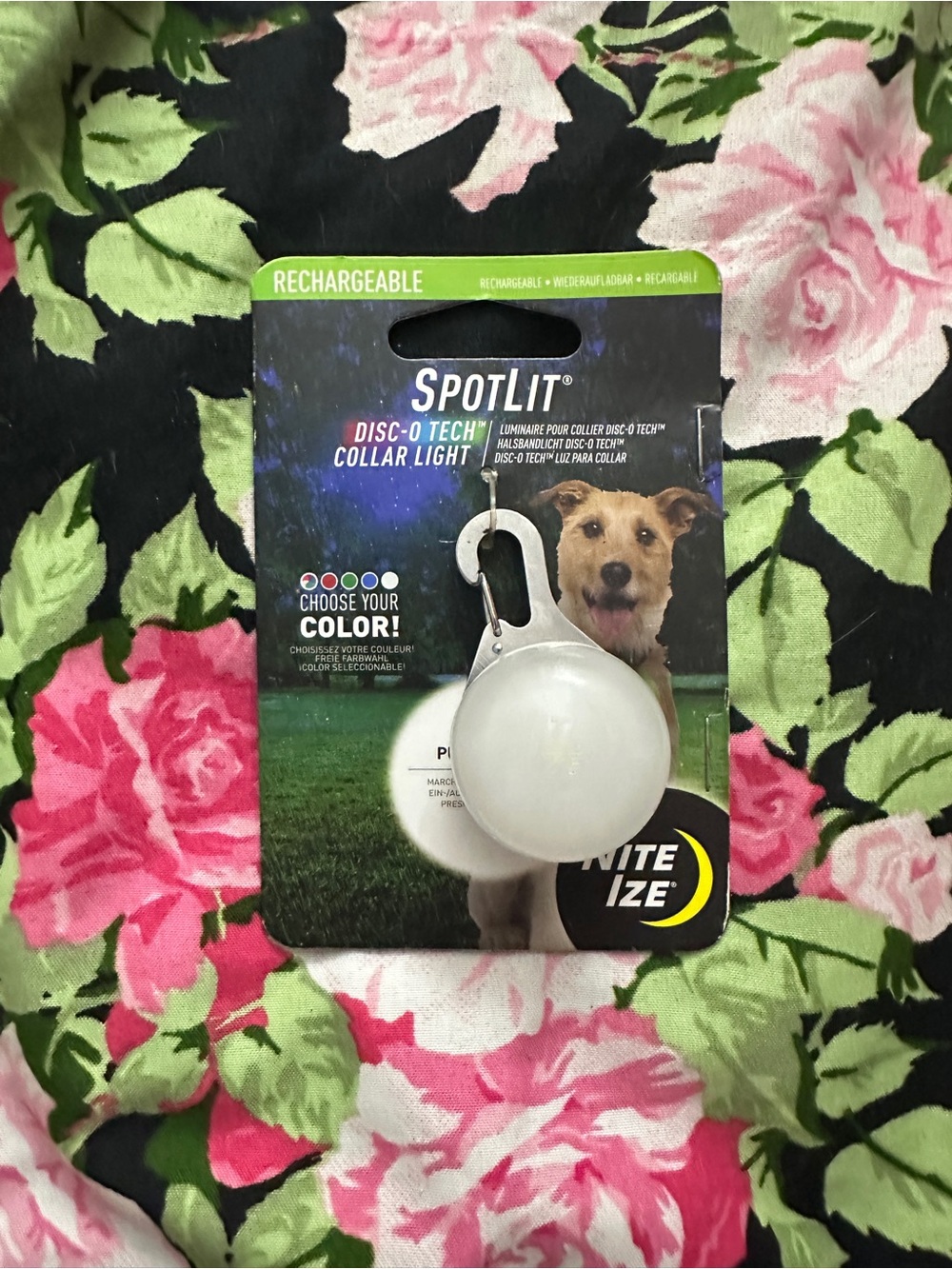 Nite Ize Rechargeable Clip-On Disc Light - White